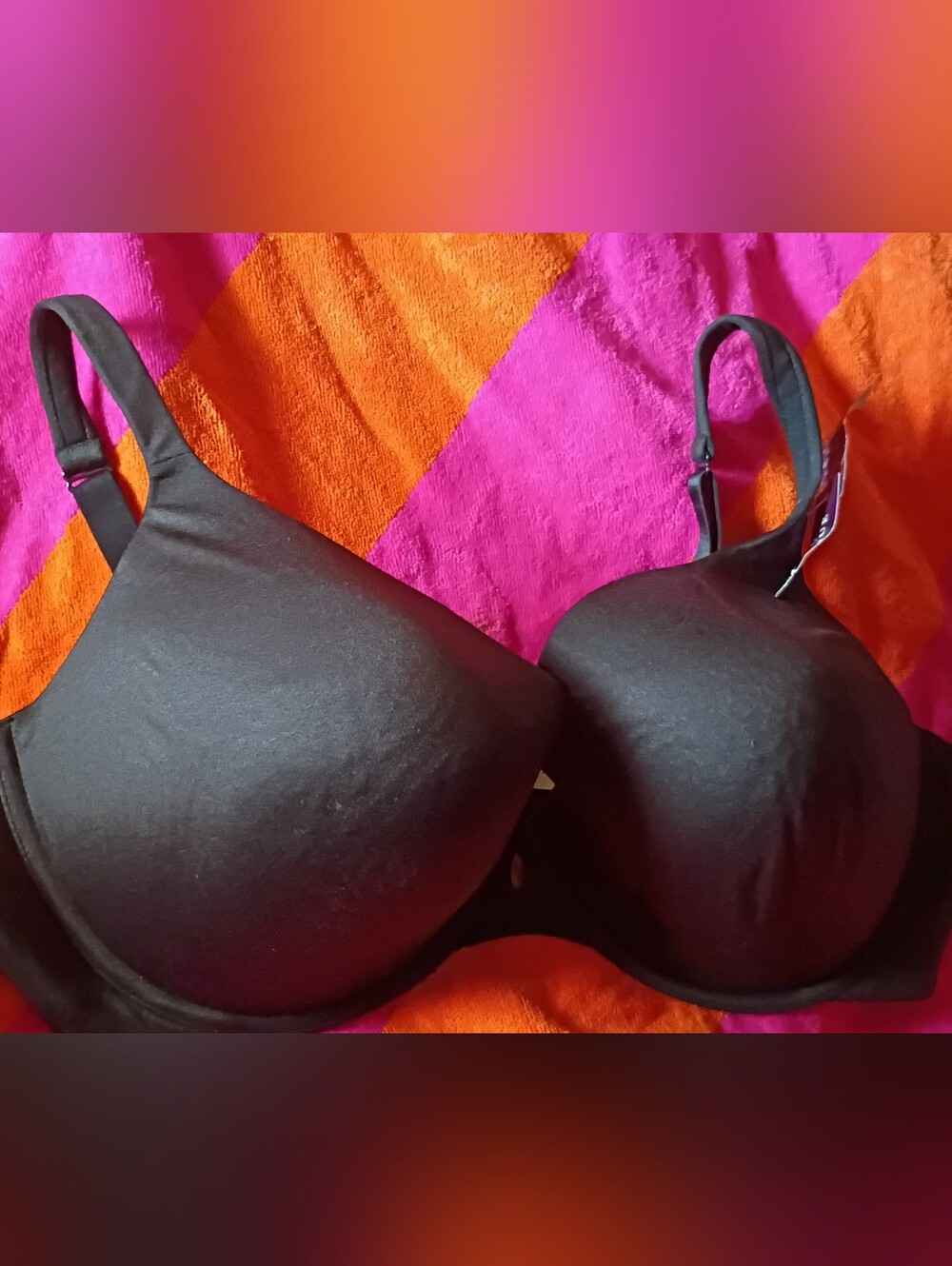 Cacique Black Smooth T-Shirt Bra